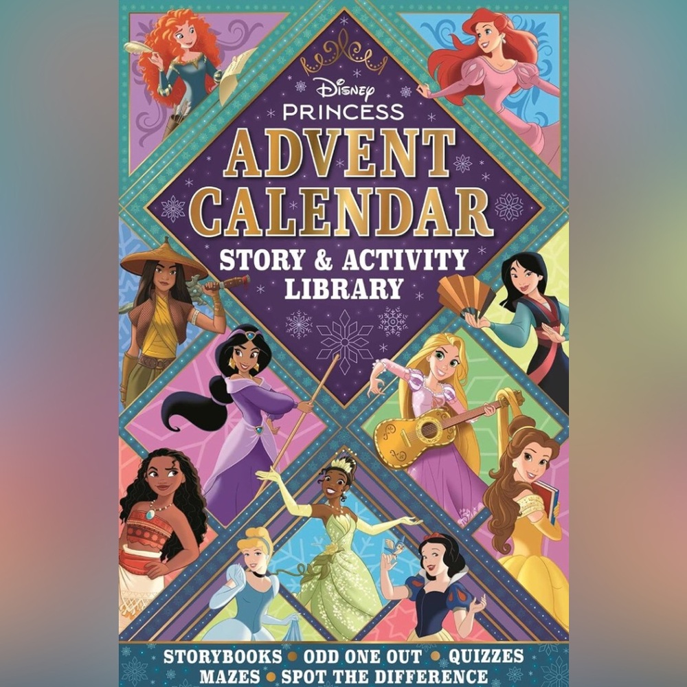 Disney Princess: 5-in-1 Advent Calendar: Story & Activity Library